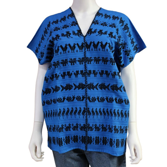 Blusa Artesanal Hecha a Mano Mod. Bio Unitalla