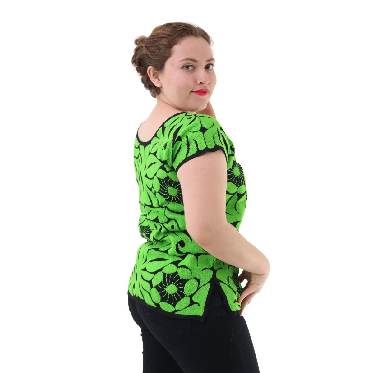 Blusa Bordada a Mano Mod. Jalapa Unitalla