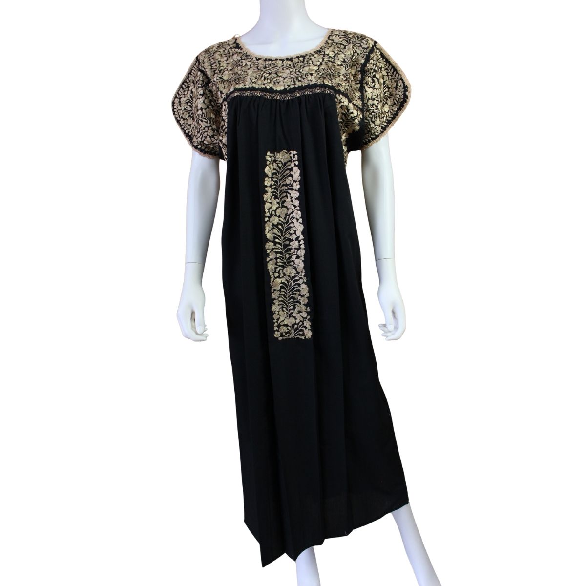 Vestido Bordado a Mano Mod. San Antonino Unitalla. (Diferentes colores)