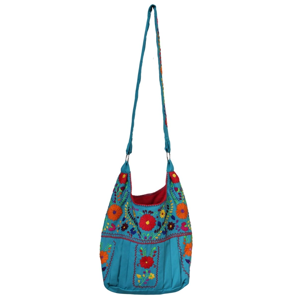 Bolsa Bordada a Mano, Renacer Mexicano Mod. Hipper Popelina