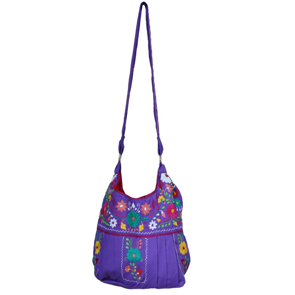Bolsa Bordada a Mano, Renacer Mexicano Mod. Hipper Popelina
