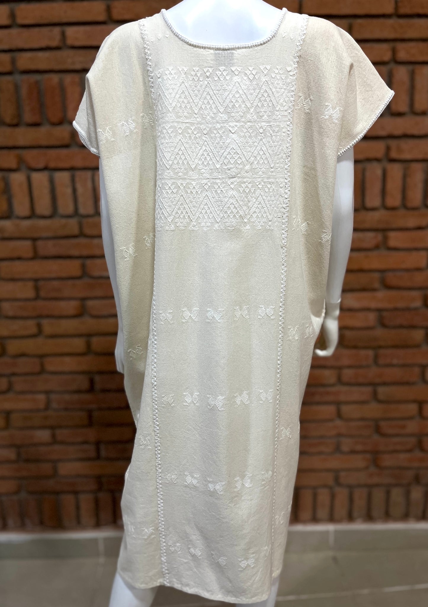 Vestido/Huipil Hecho a Mano Mod. Amuzgos Tradicional Multicolor Unitalla.