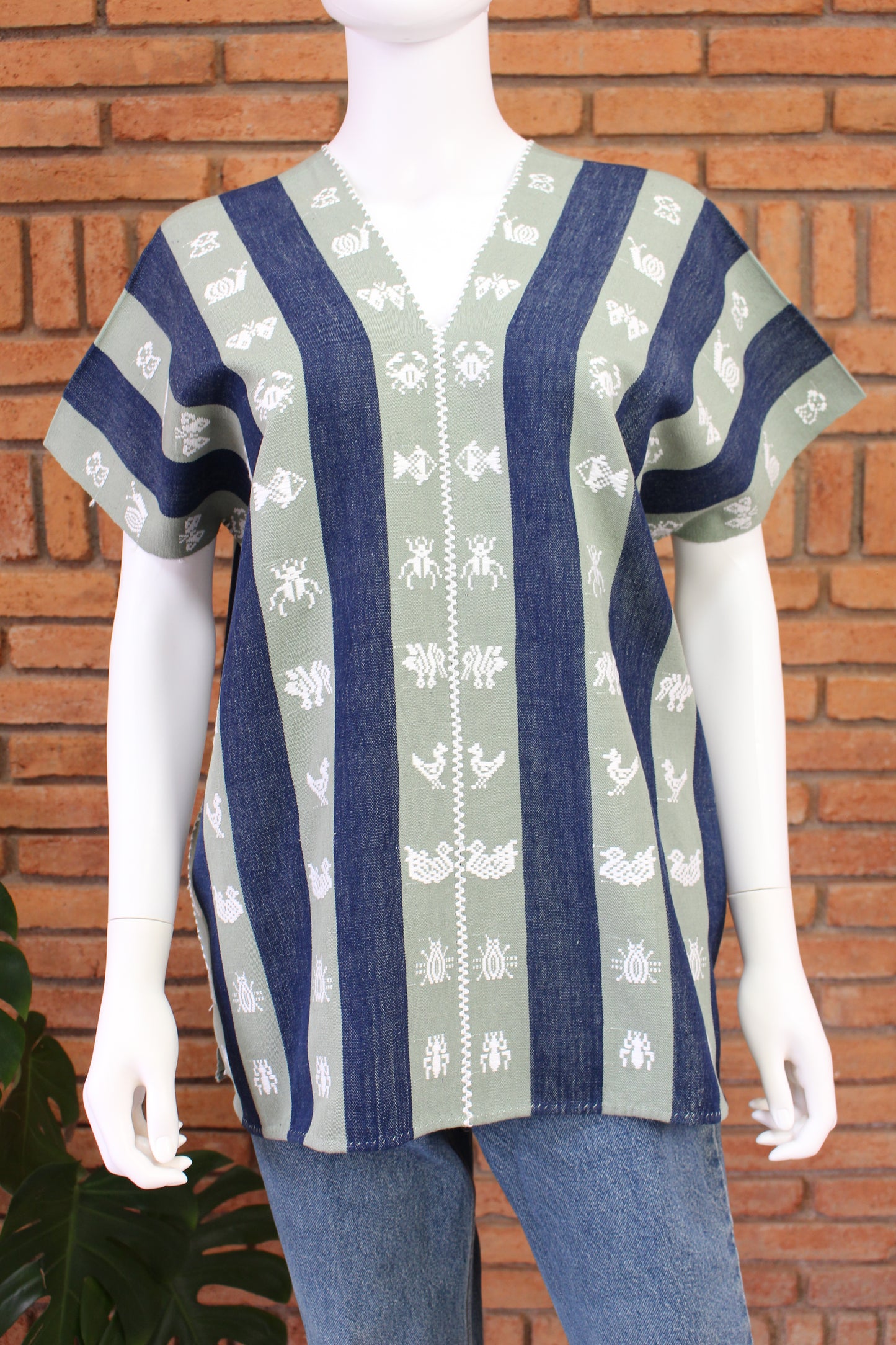 Blusa Artesanal Hecha a Mano Mod. Bio Unitalla