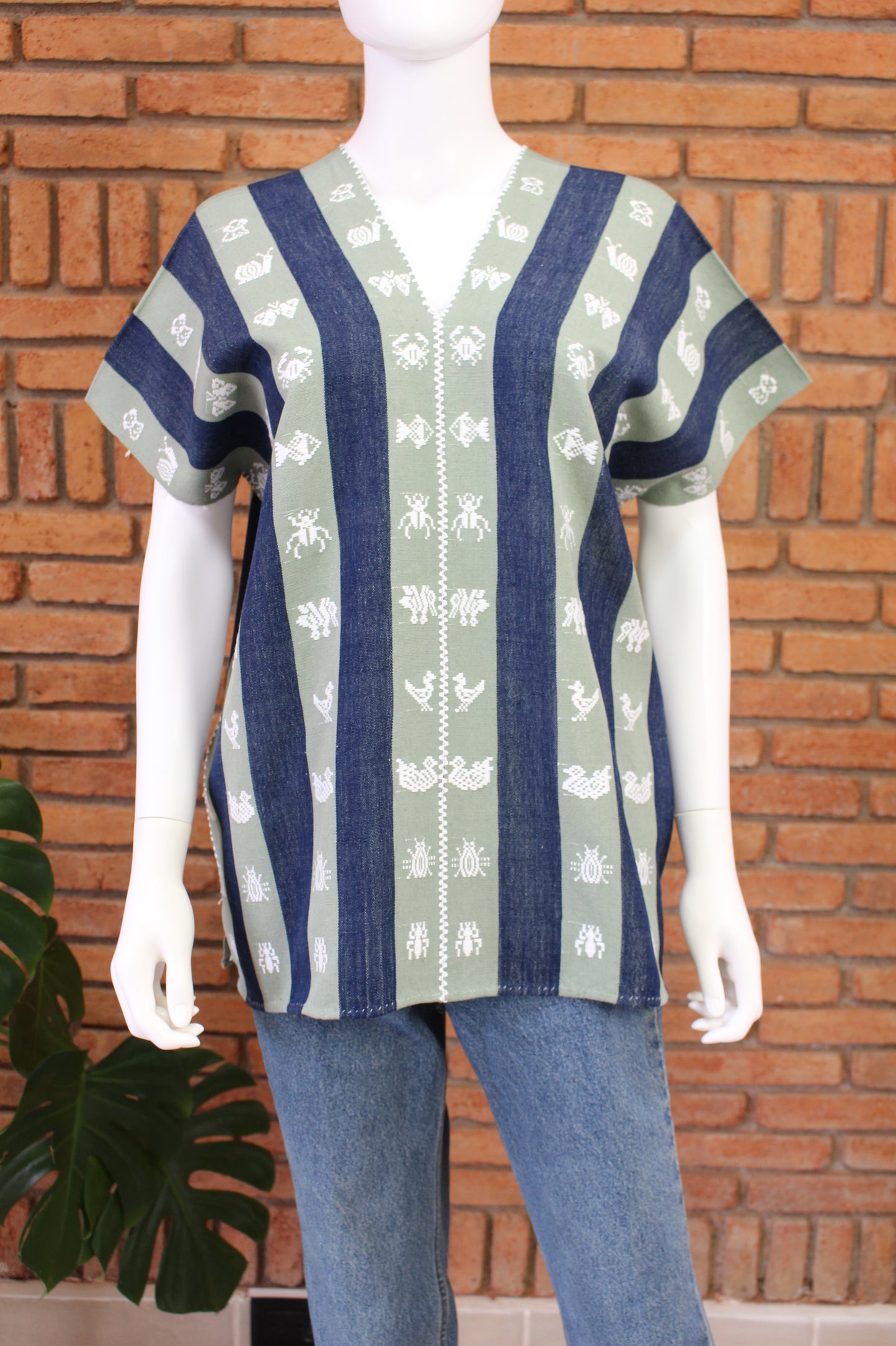 Blusa Artesanal Hecha a Mano Mod. Bio Unitalla