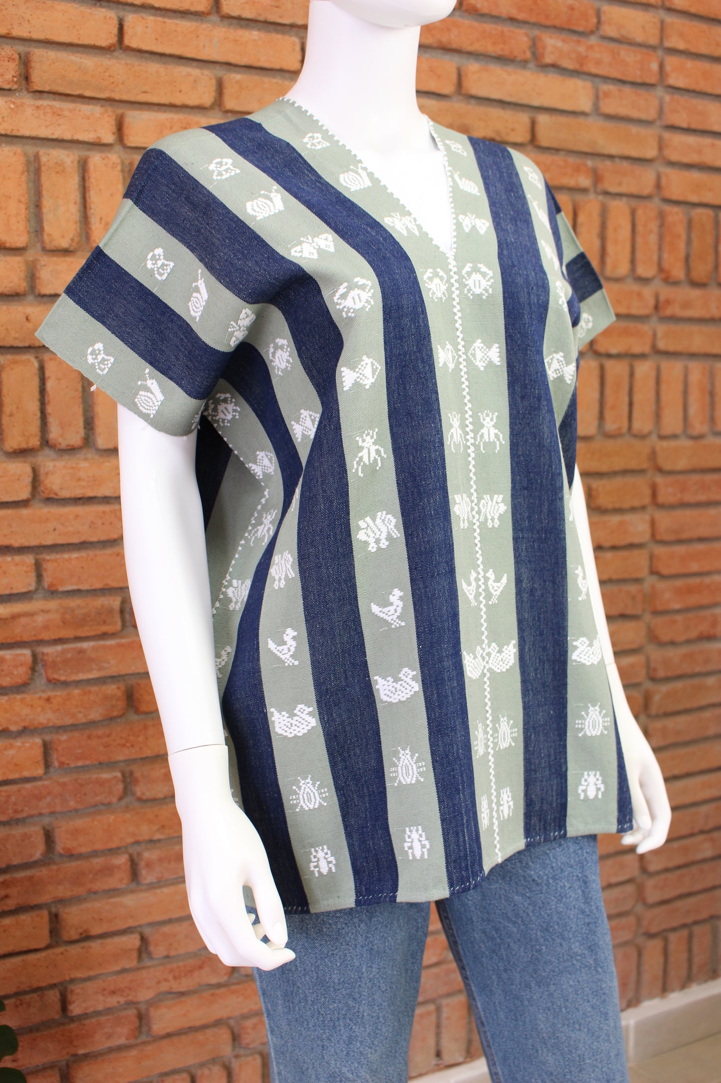 Blusa Artesanal Hecha a Mano Mod. Bio Unitalla