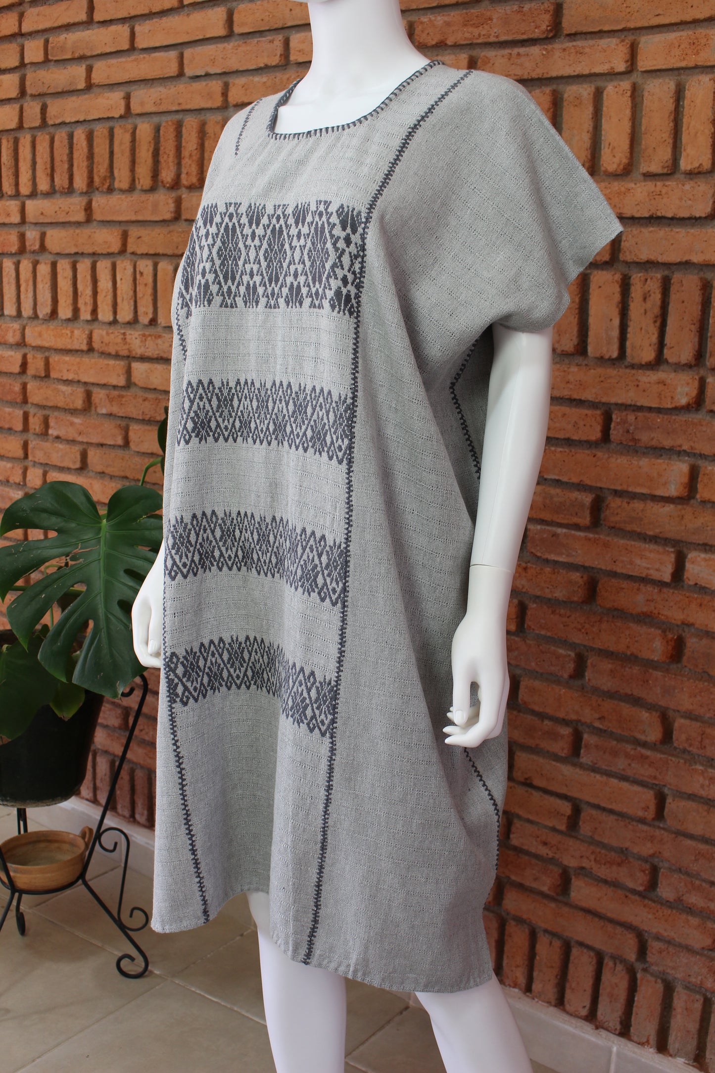 Vestido/Huipil Hecho a Mano Mod. Cotzocón Unitalla