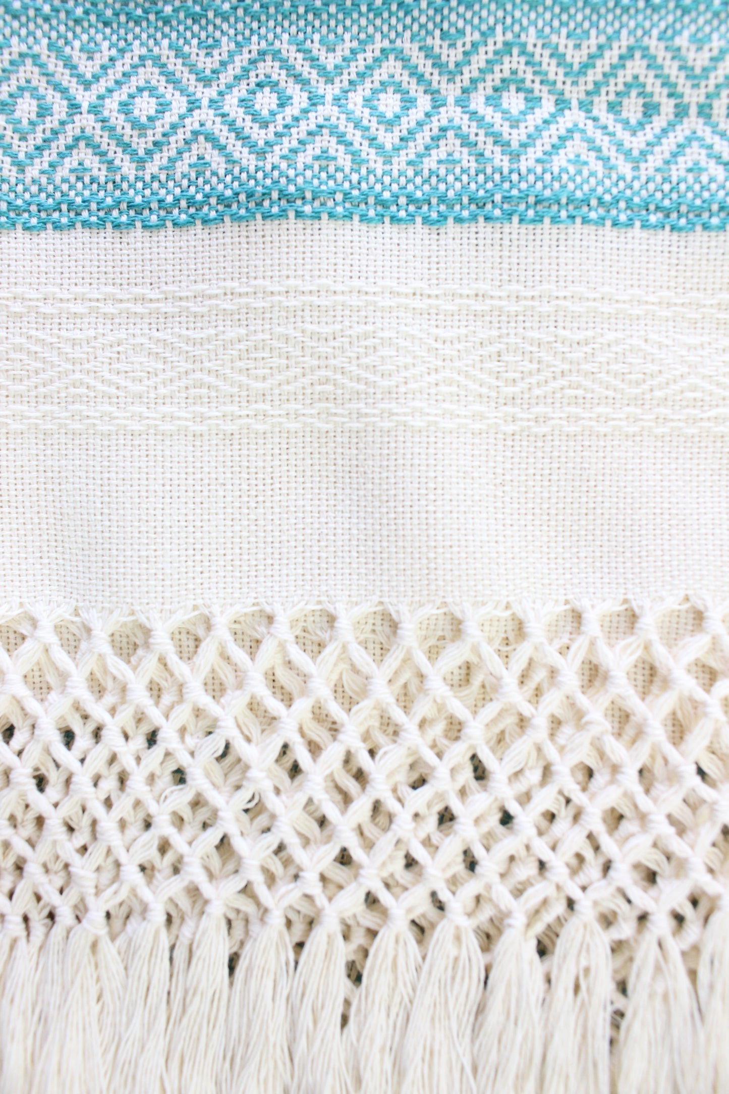 Rebozo/Chal Hecho a Mano 100% Algodón Variedad de Colores