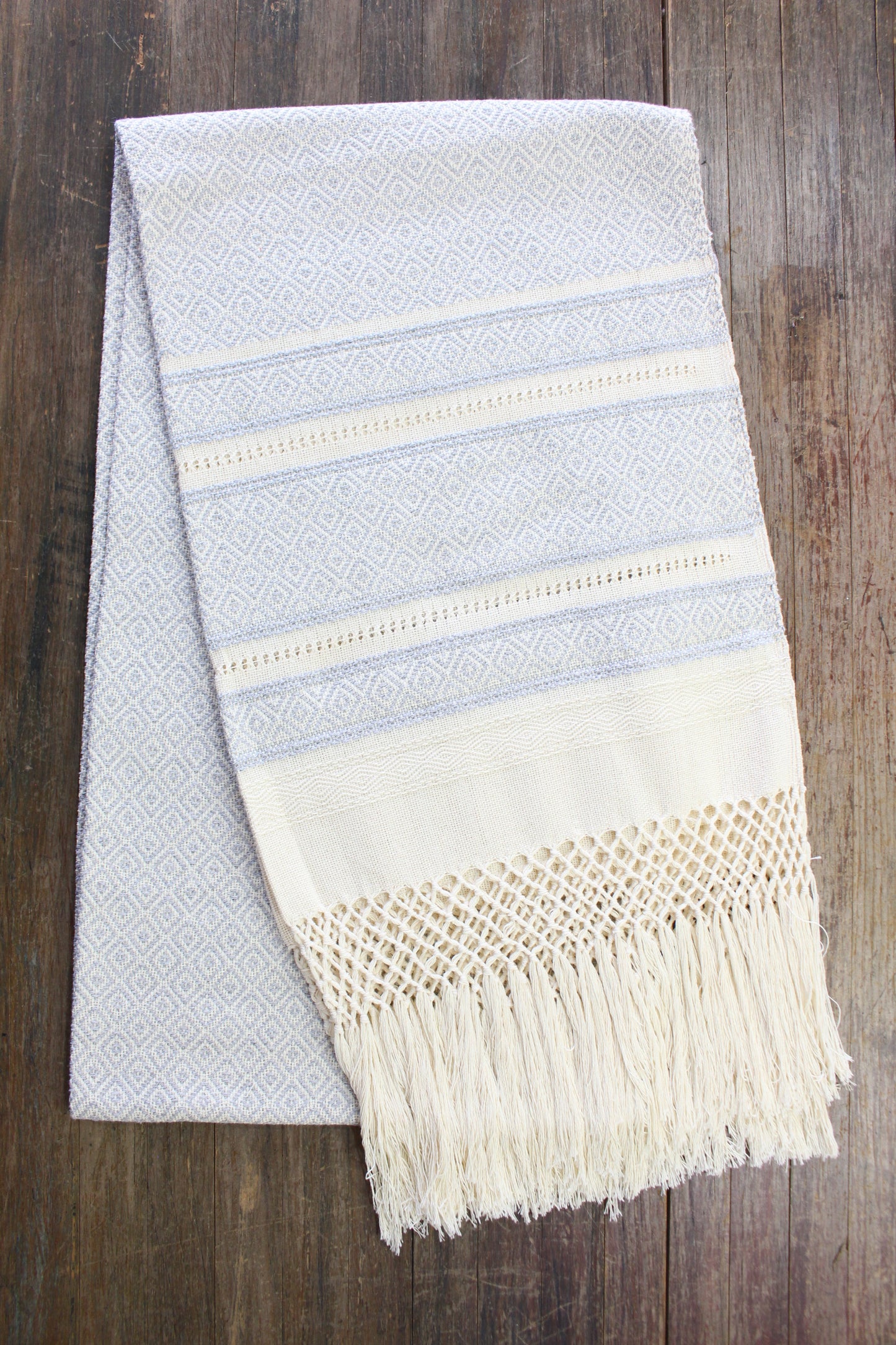 Rebozo/Chal Hecho a Mano 100% Algodón Variedad de Colores