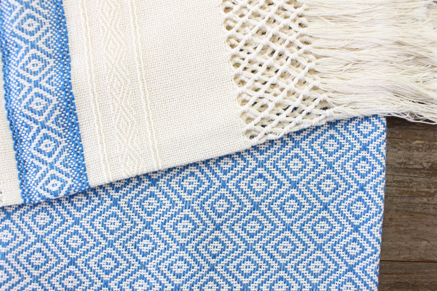 Rebozo/Chal Hecho a Mano 100% Algodón Variedad de Colores