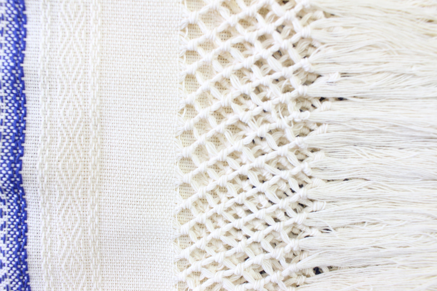 Rebozo/Chal Hecho a Mano 100% Algodón Variedad de Colores