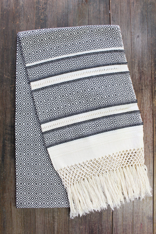 Rebozo/Chal Hecho a Mano 100% Algodón Variedad de Colores