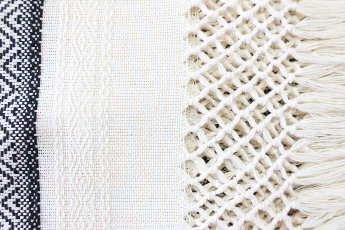 Rebozo/Chal Hecho a Mano 100% Algodón Variedad de Colores