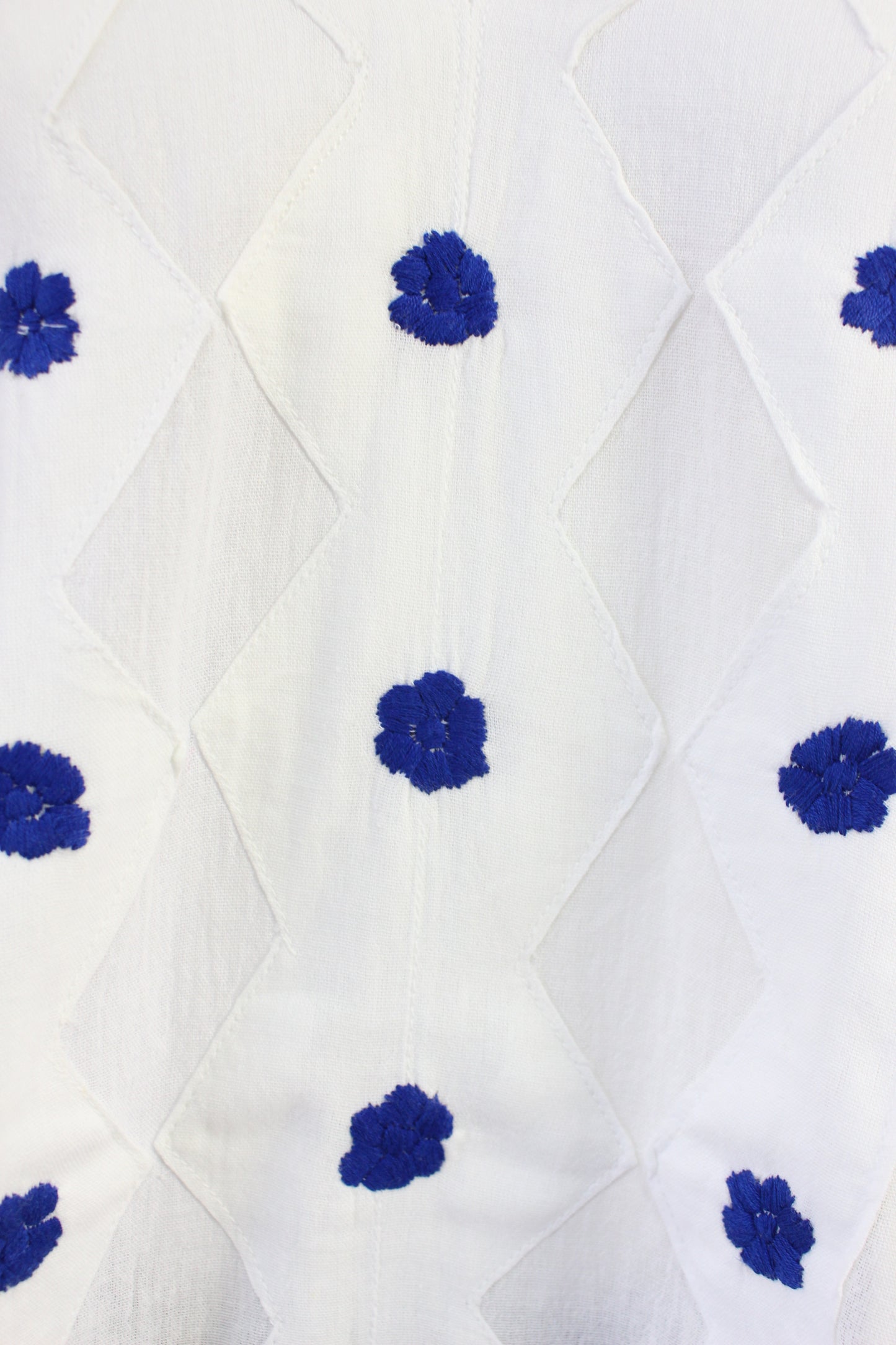 Blusa/Blusón Flores Bordado a Mano Unitalla