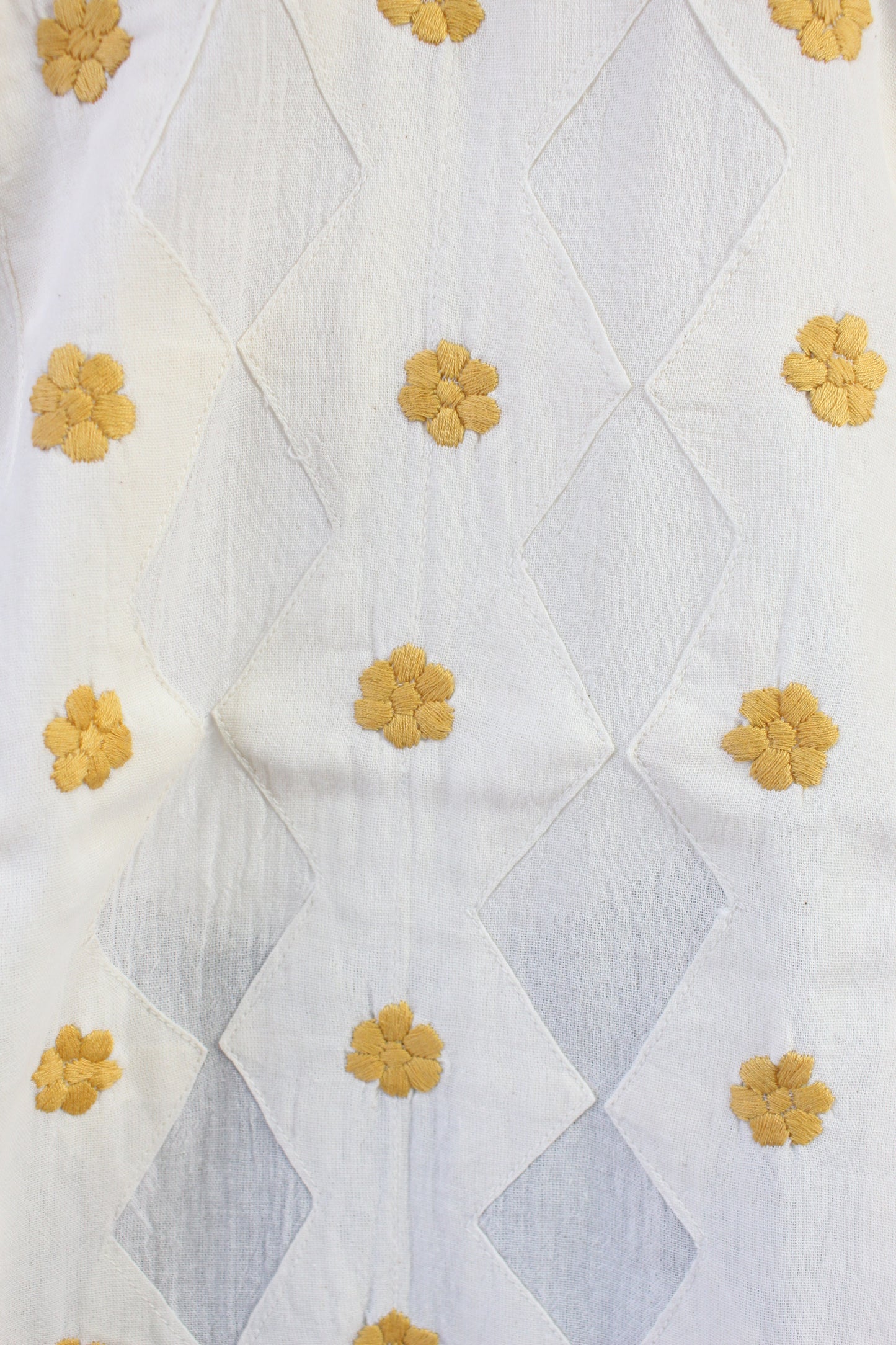 Blusa/Blusón Flores Bordado a Mano Unitalla