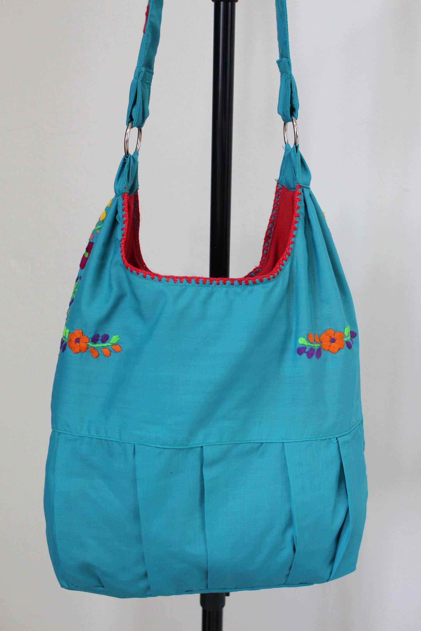 Bolsa Bordada a Mano, Renacer Mexicano Mod. Hipper Popelina