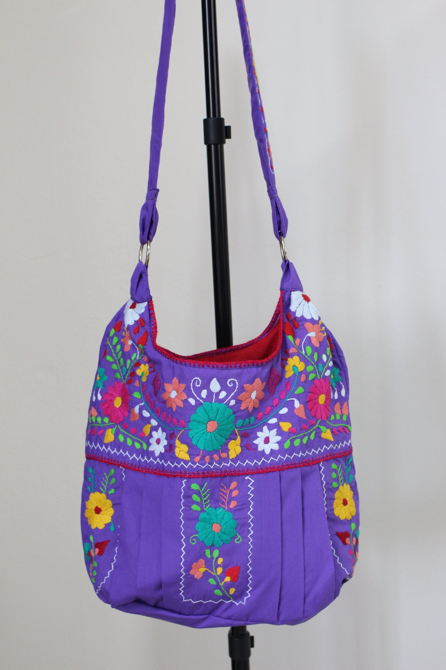 Bolsa Bordada a Mano, Renacer Mexicano Mod. Hipper Popelina