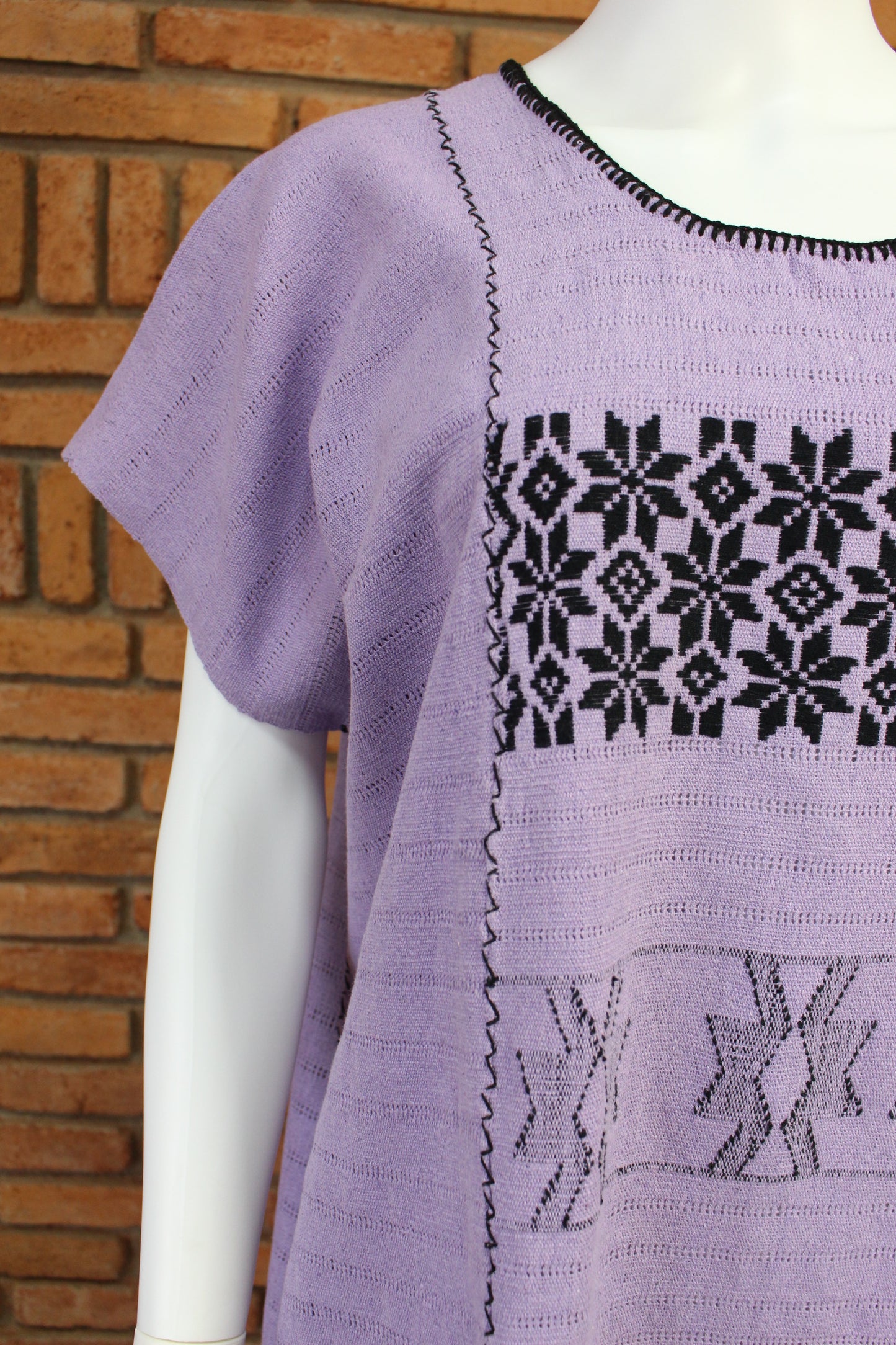 Vestido/Huipil Hecho a Mano Mod. Cotzocón Unitalla.