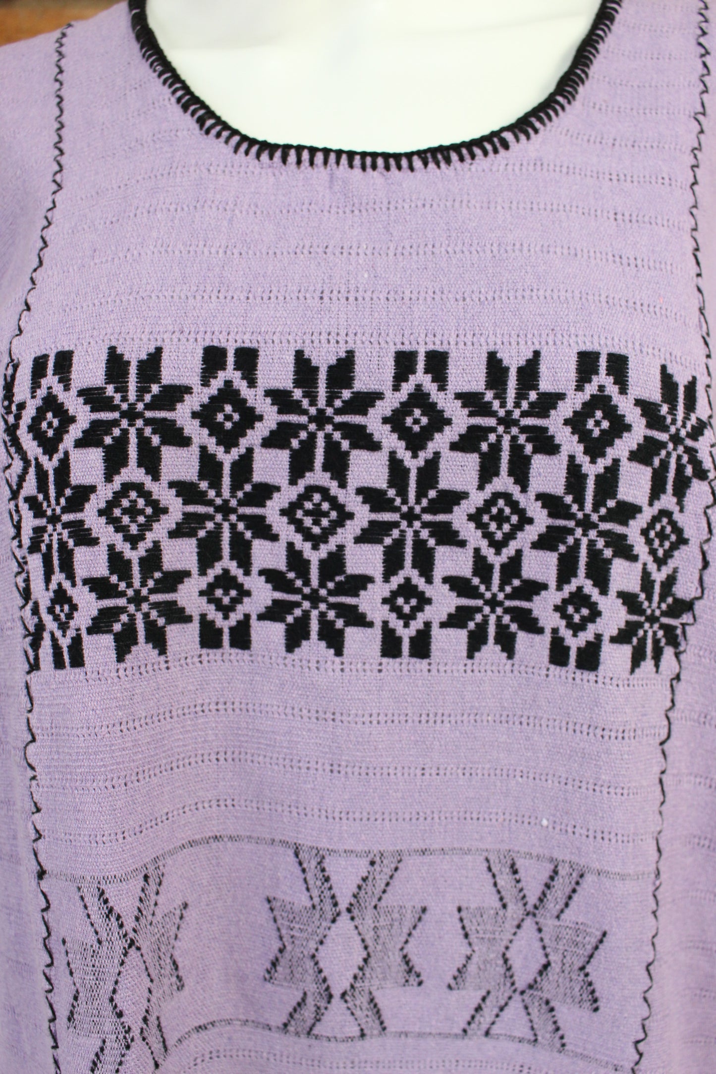 Vestido/Huipil Hecho a Mano Mod. Cotzocón Unitalla.