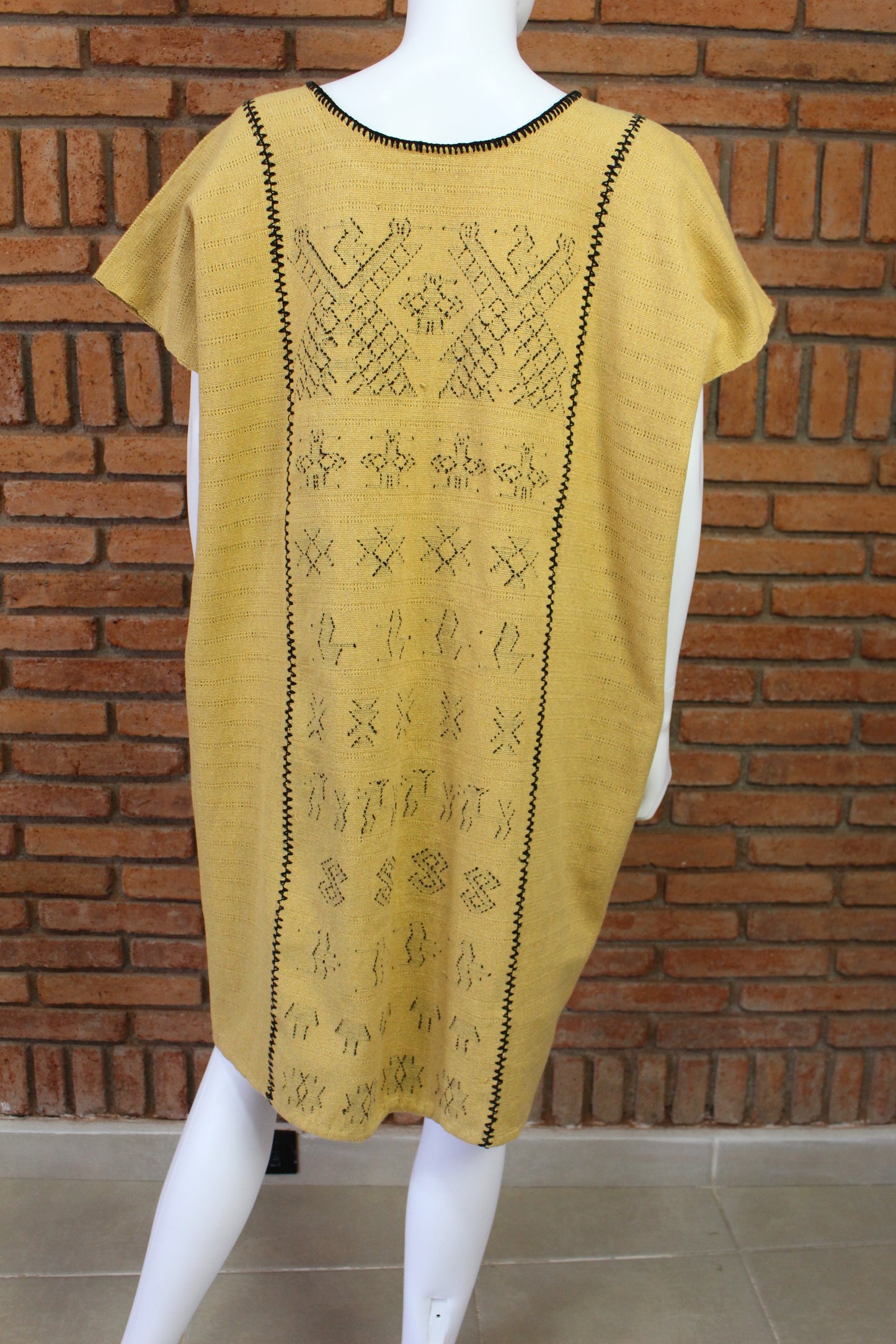Vestido/Huipil Hecho a Mano Mod. Cotzocón Unitalla.