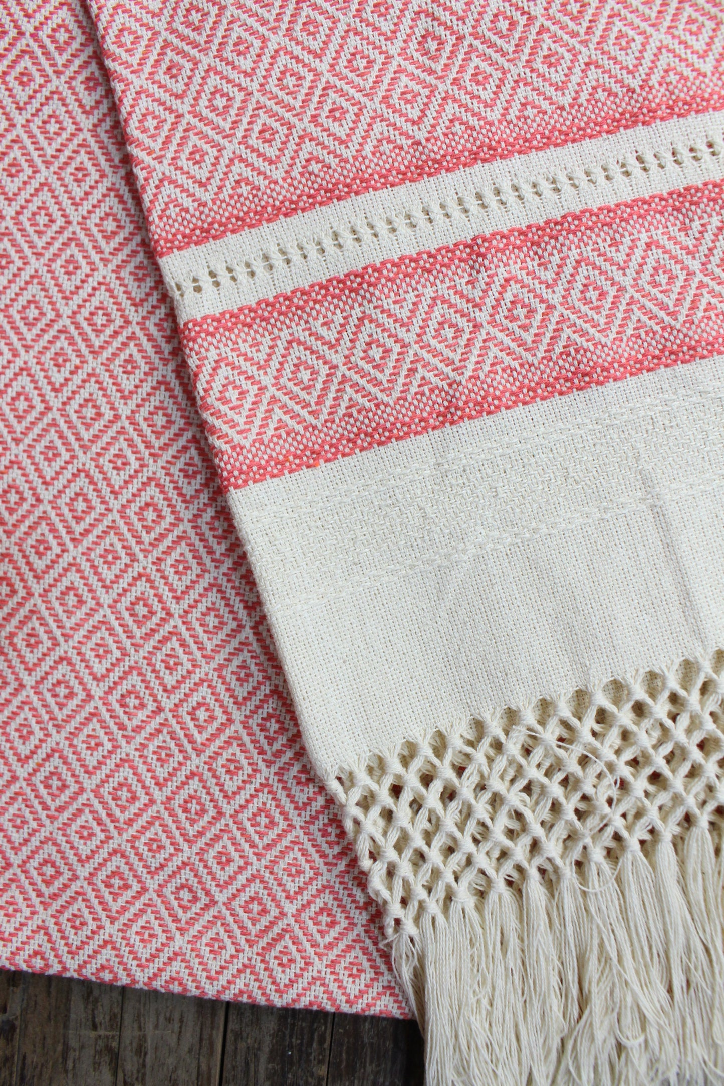 Rebozo/Chal Hecho a Mano 100% Algodón Variedad de Colores