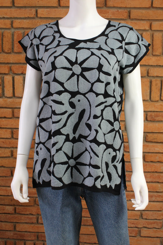 Blusas Bordada a Mano de Un Sólo Color Mod. Jalapa Unitalla.