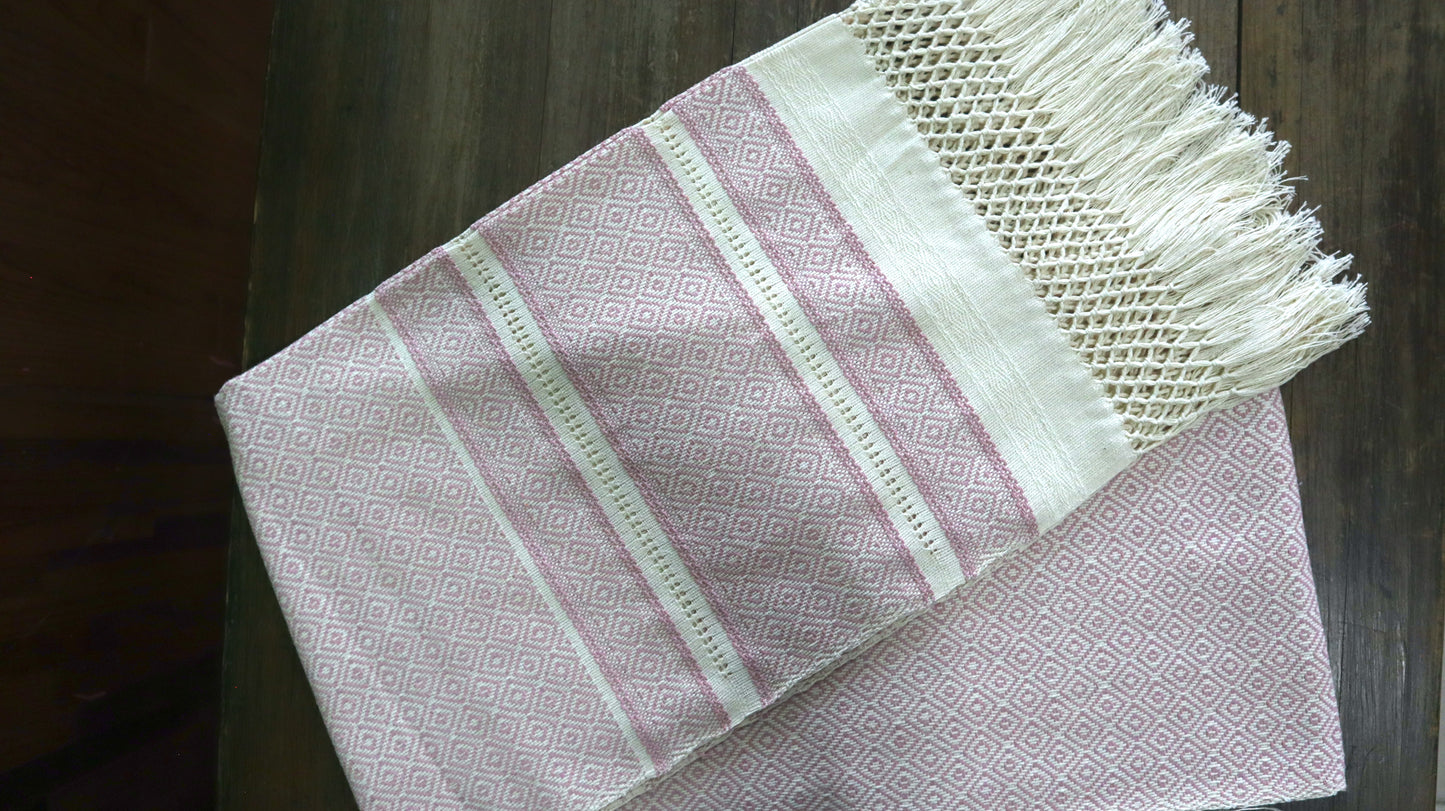 Rebozo/Chal Hecho a Mano 100% Algodón Variedad de Colores