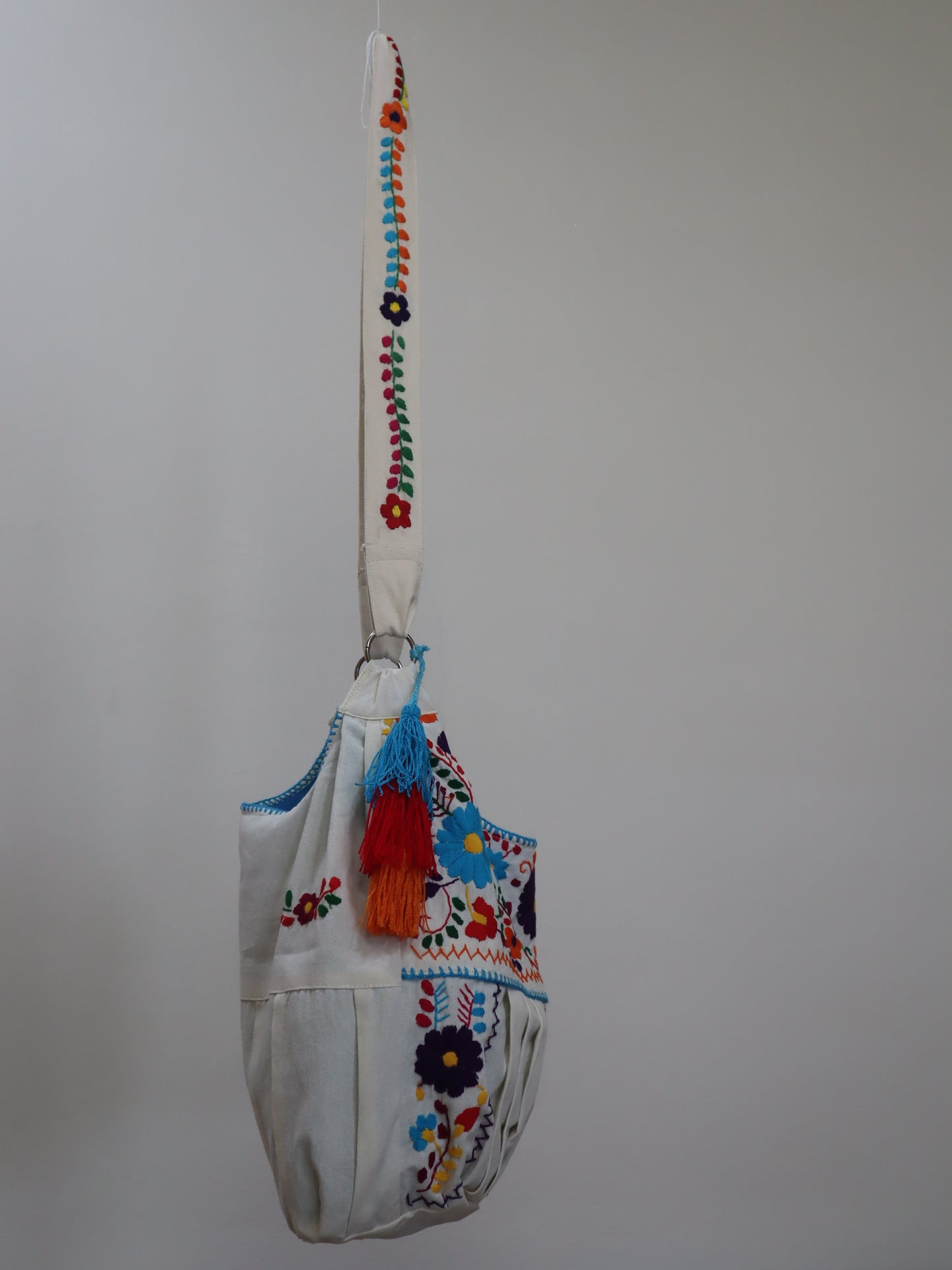 Bolsa Bordada a Mano, Renacer Mexicano Mod. Hipper Manta