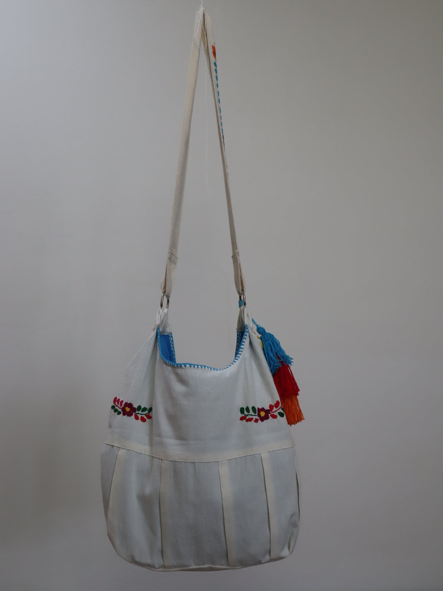 Bolsa Bordada a Mano, Renacer Mexicano Mod. Hipper Manta