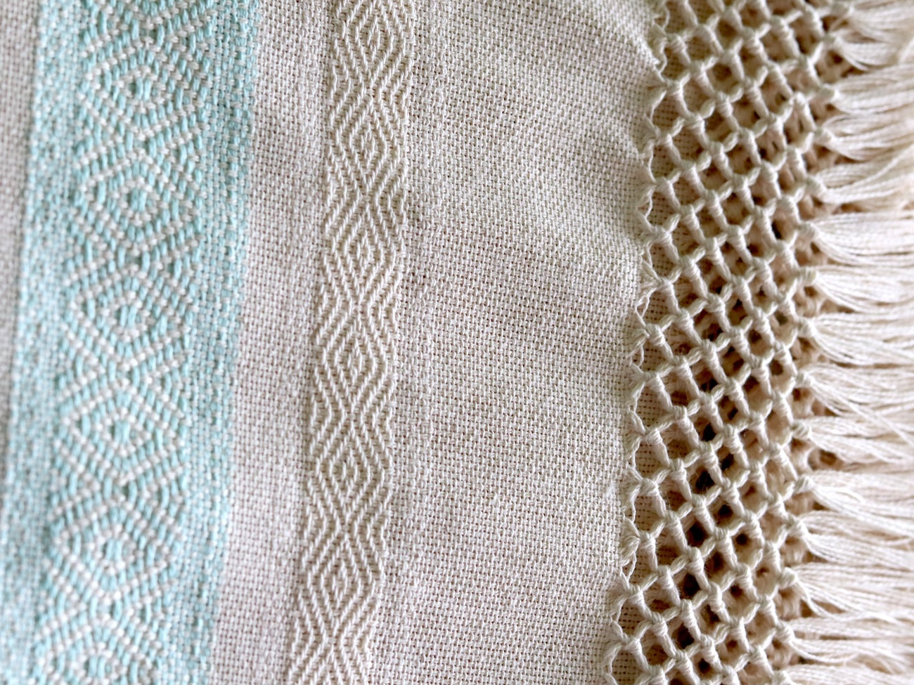 Rebozo/Chal Hecho a Mano 100% Algodón Variedad de Colores