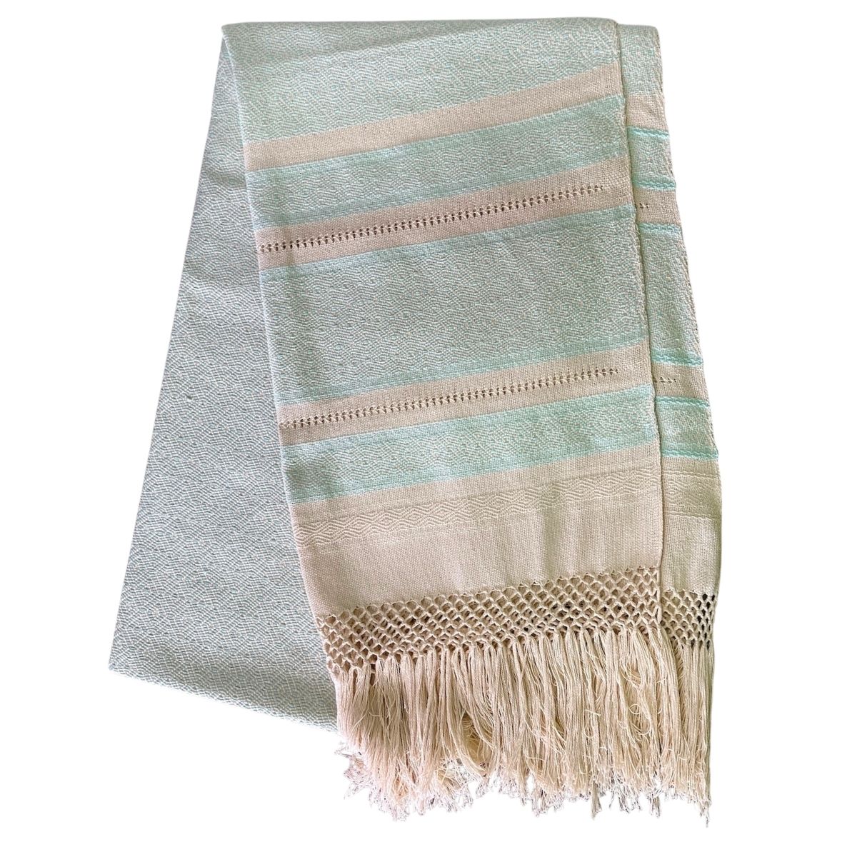 Rebozo/Chal Hecho a Mano 100% Algodón Variedad de Colores