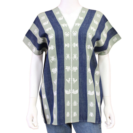 Blusa Artesanal Hecha a Mano Mod. Bio Unitalla