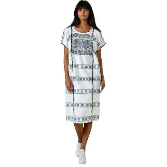 Vestido/Huipil Hecho a Mano Mod. Amuzgos Tradicional Unitalla.