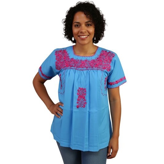 Blusa Bordada a Mano Mod. Iyya Unitalla