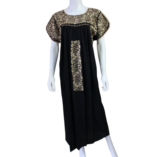 Vestido Bordado a Mano Mod. San Antonino Unitalla. (Diferentes colores)