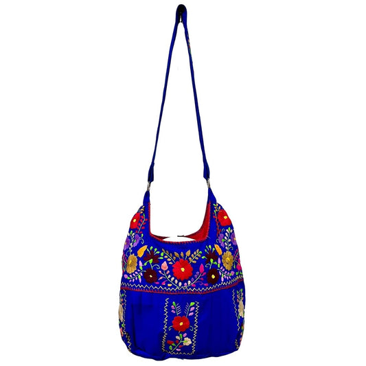 Bolsa Bordada a Mano, Renacer Mexicano Mod. Hipper Popelina