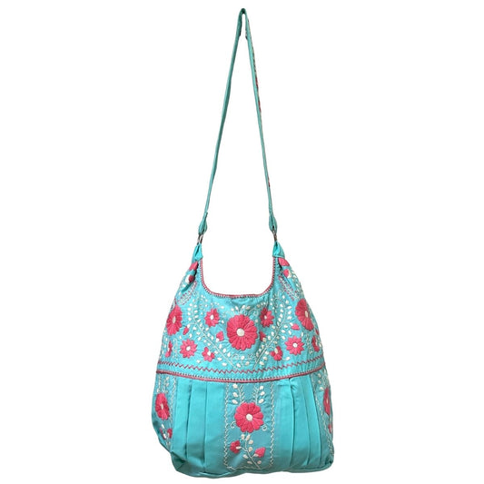 Bolsa Bordada a Mano, Renacer Mexicano Mod. Hipper Popelina