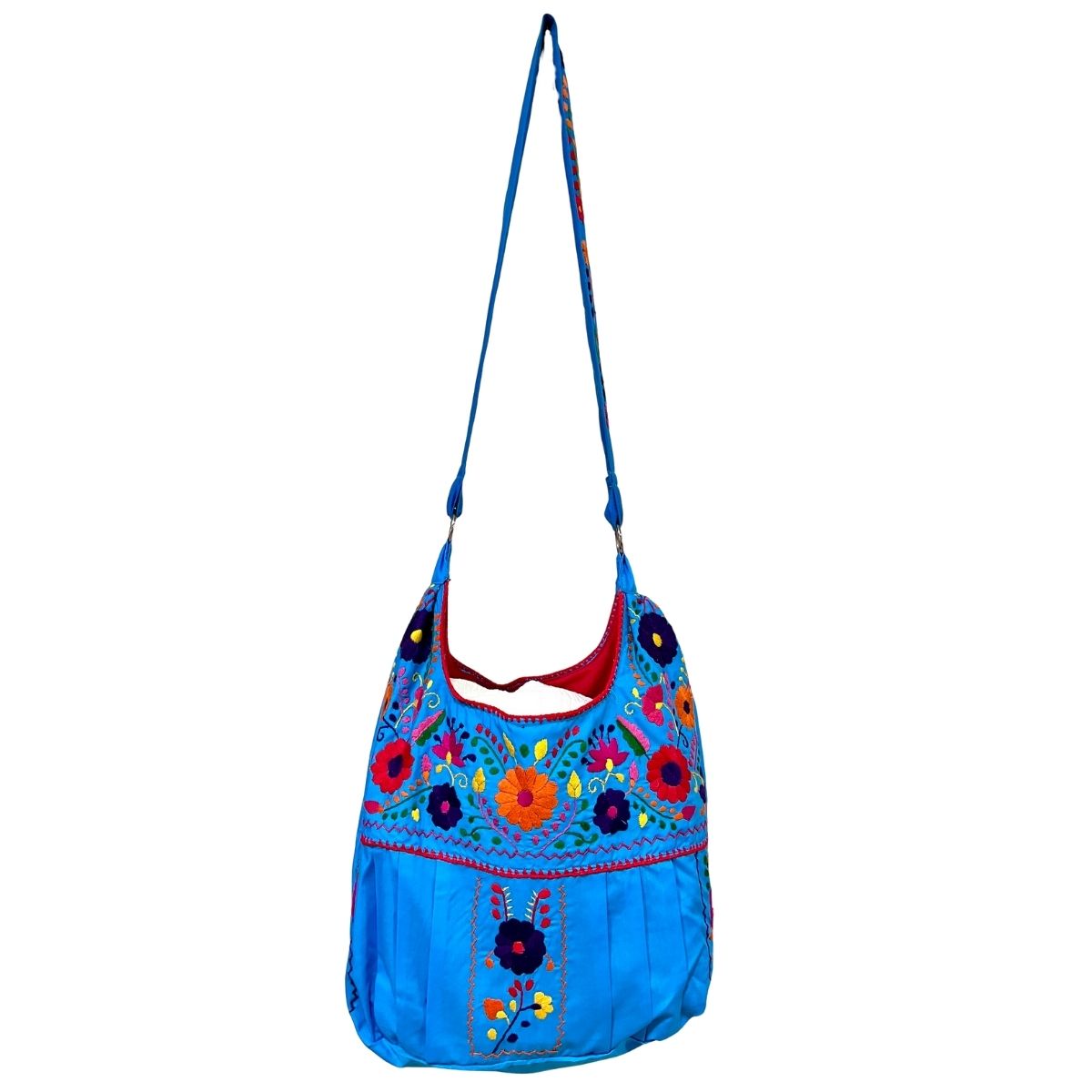 Bolsa Bordada a Mano, Renacer Mexicano Mod. Hipper Popelina