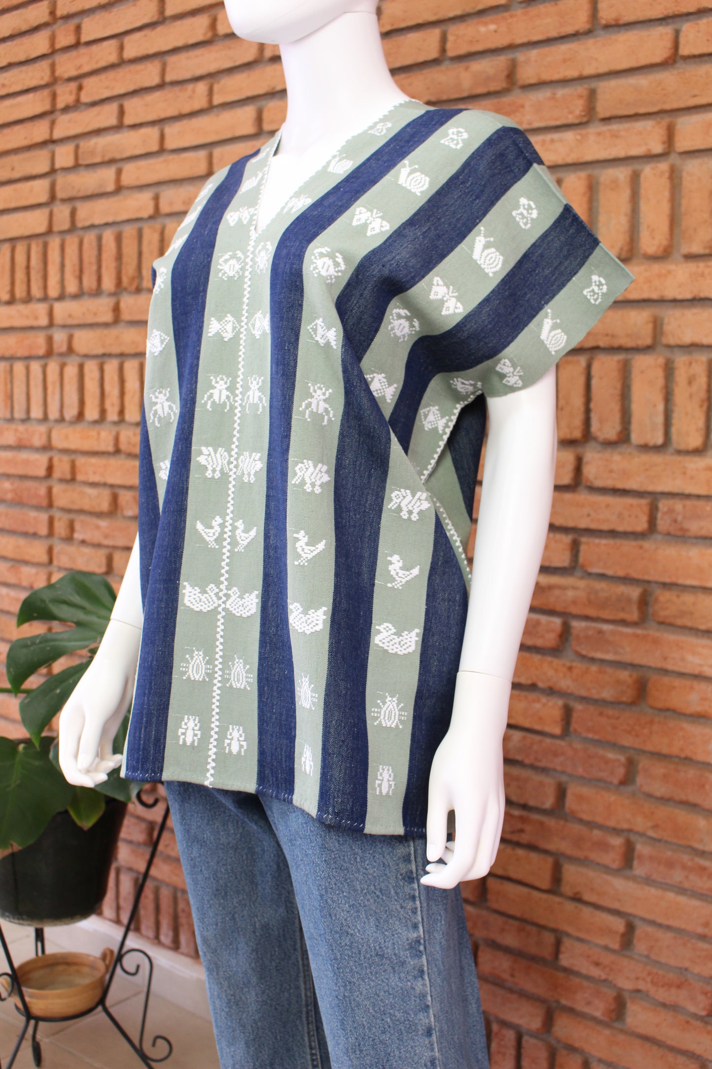 Blusa Artesanal Hecha a Mano Mod. Bio Unitalla