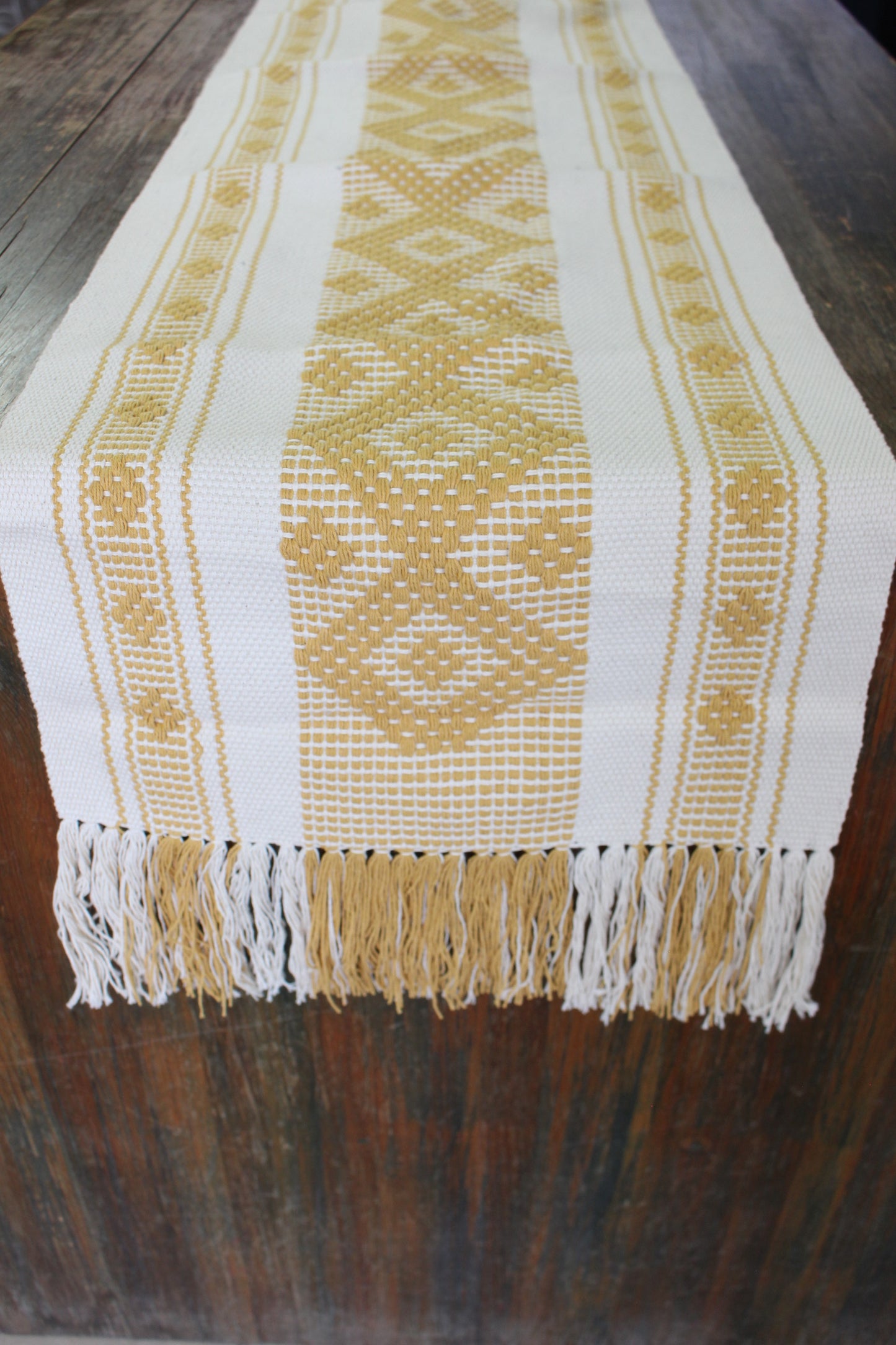 CAMINOS DE MESA | Diferentes Colores y Diseños | Hechos en Telar de Cintura.