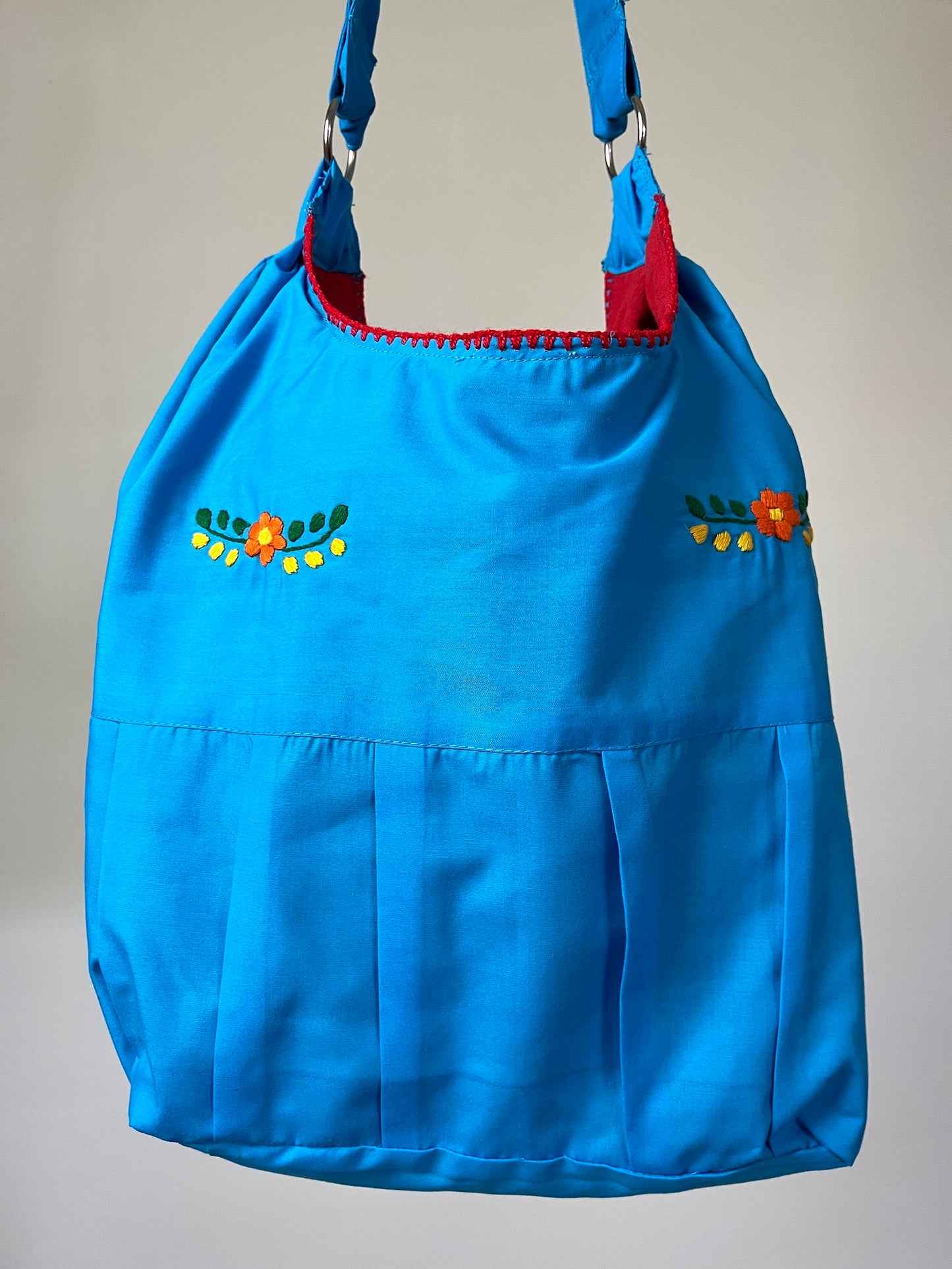 Bolsa Bordada a Mano, Renacer Mexicano Mod. Hipper Popelina