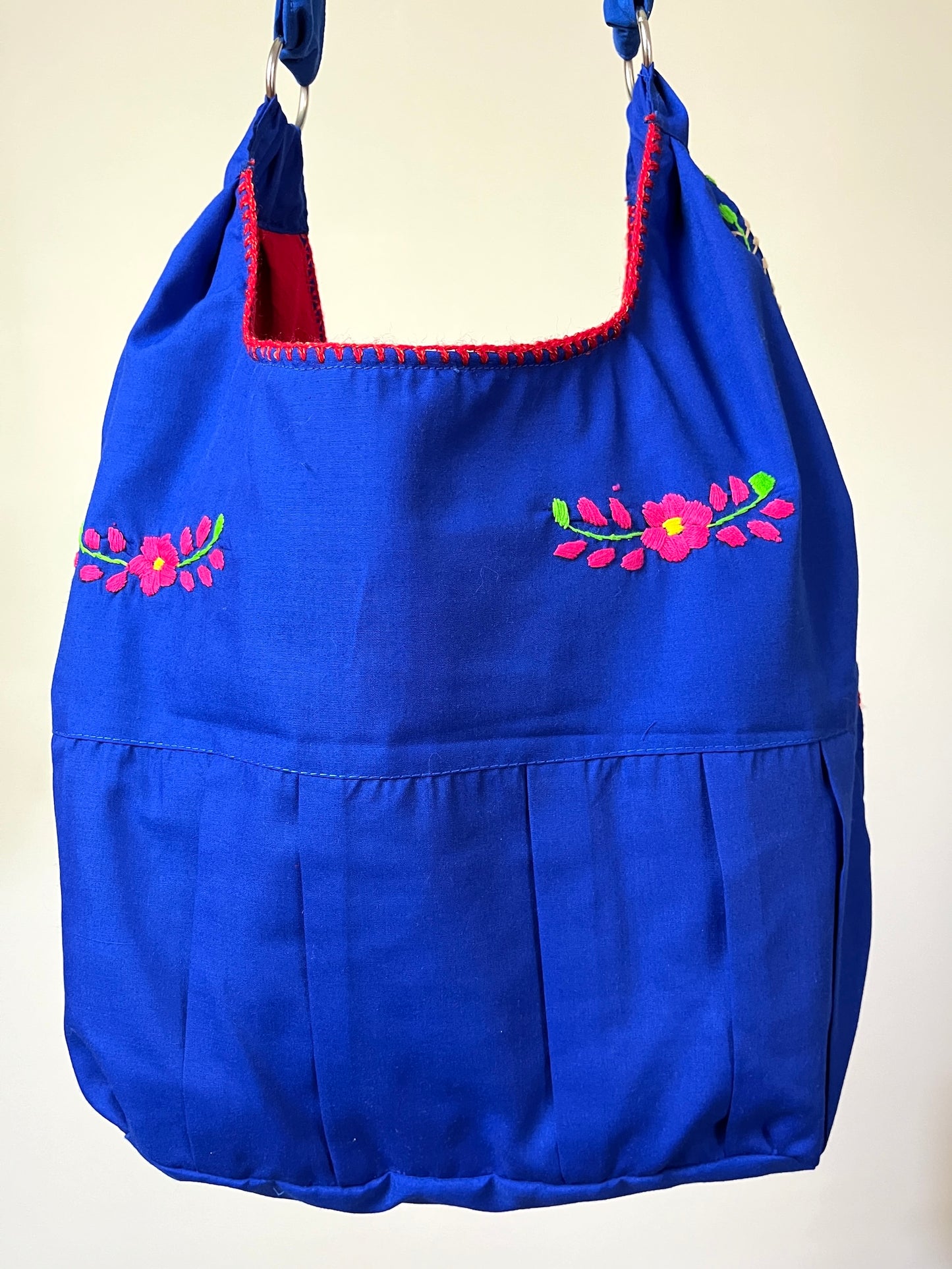 Bolsa Bordada a Mano, Renacer Mexicano Mod. Hipper Popelina