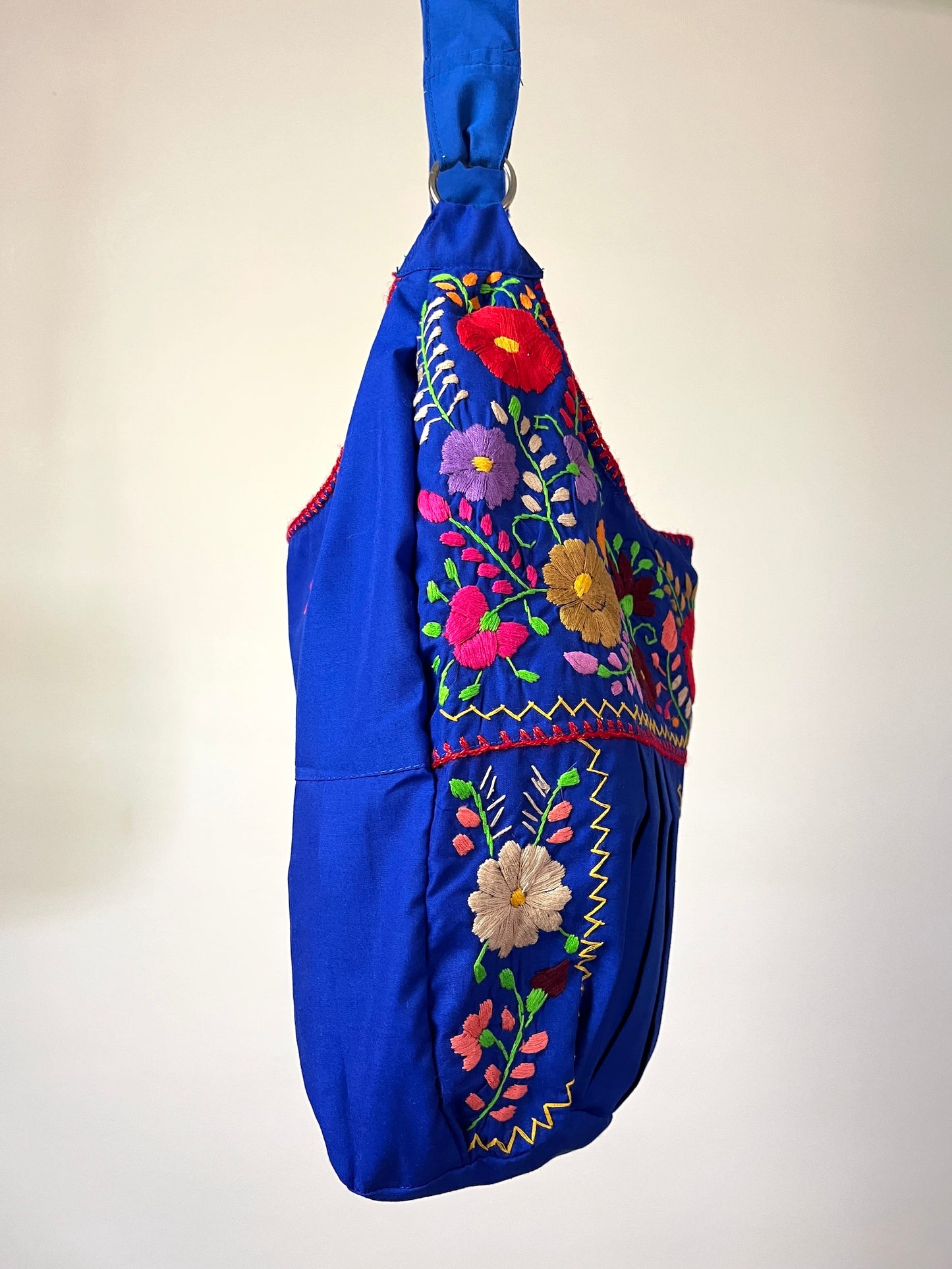 Bolsa Bordada a Mano, Renacer Mexicano Mod. Hipper Popelina