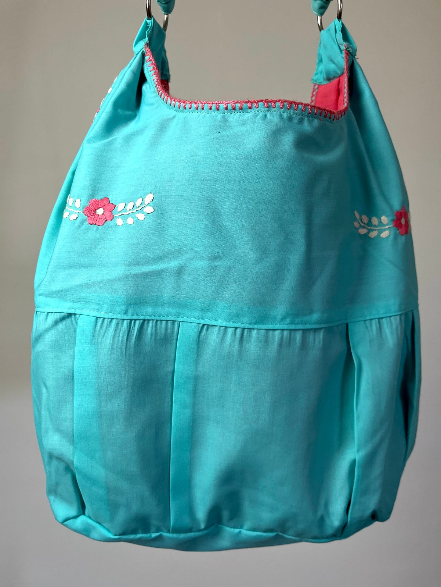 Bolsa Bordada a Mano, Renacer Mexicano Mod. Hipper Popelina