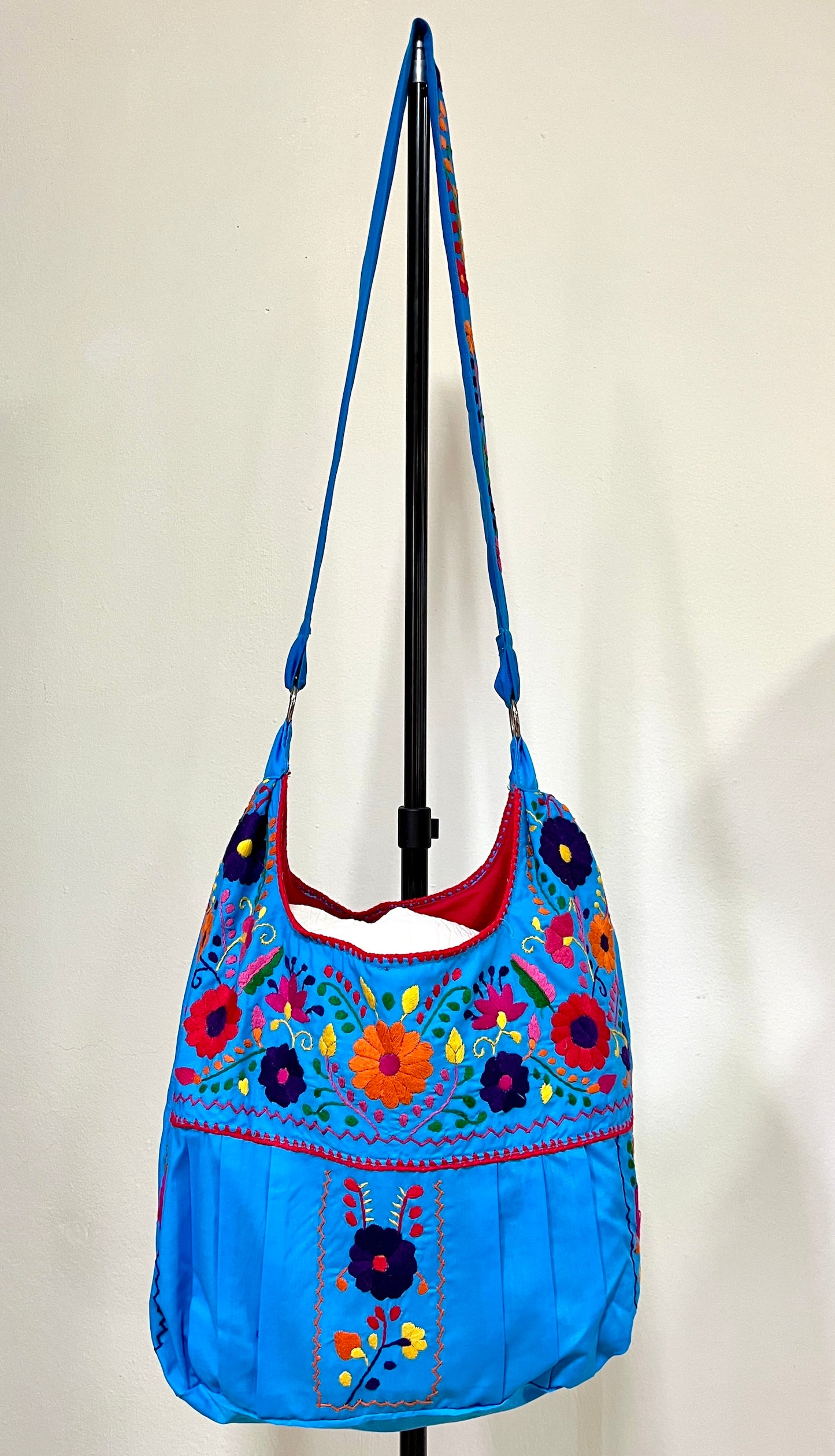 Bolsa Bordada a Mano, Renacer Mexicano Mod. Hipper Popelina