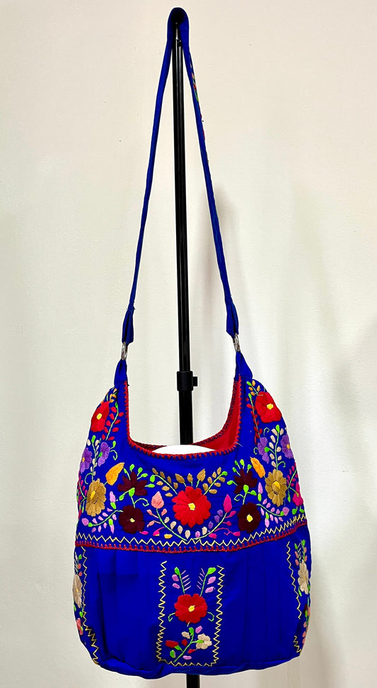 Bolsa Bordada a Mano, Renacer Mexicano Mod. Hipper Popelina