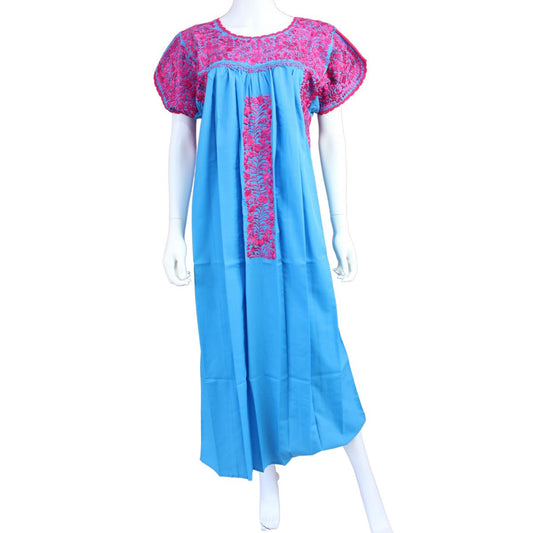 Vestido Bordado a Mano Mod. San Antonino Unitalla (Diferentes colores)