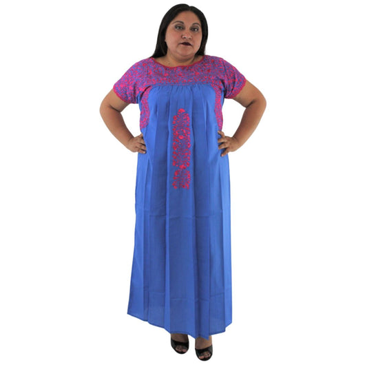 Vestido Bordado a Mano Mod. San Antonino Unitalla (Diferentes colores)